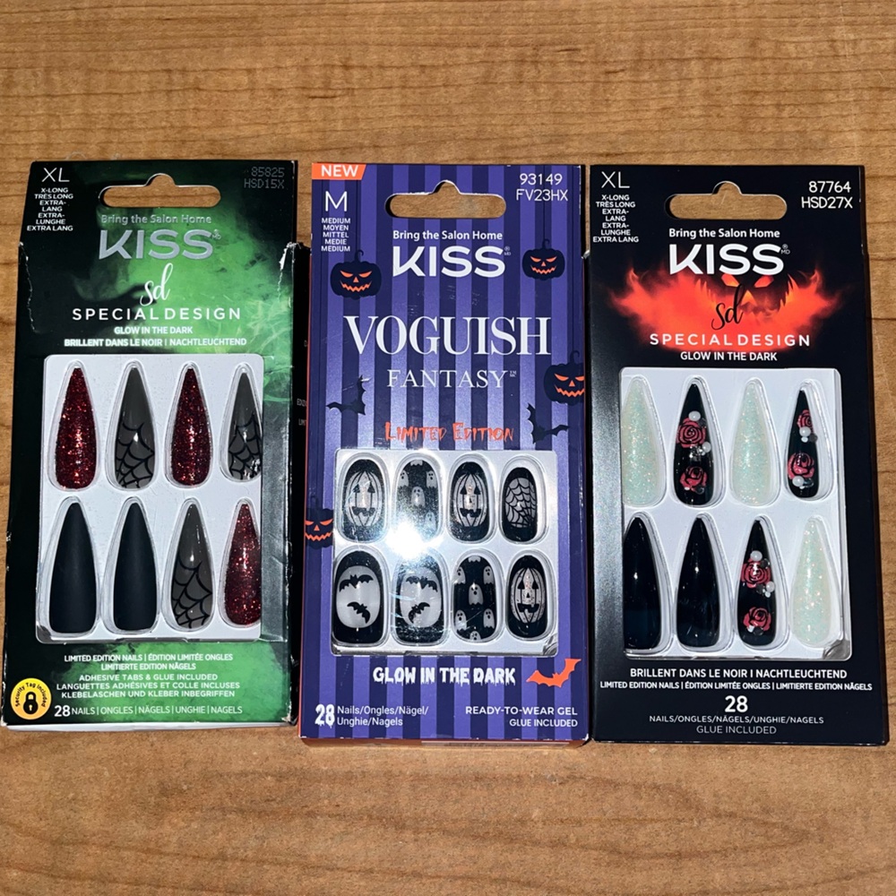 KISS Spooky Press-On Trio